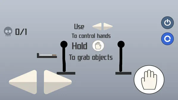 布娃娃投掷挑战游戏手臂