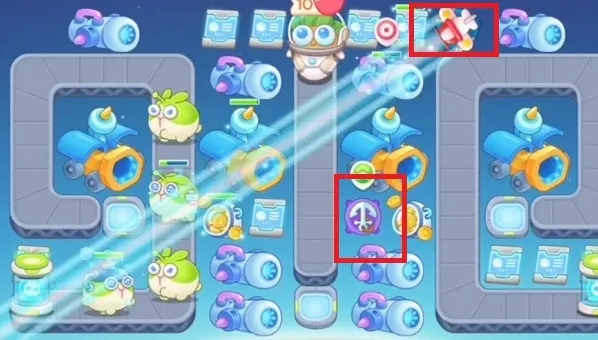 保卫萝卜4在中间