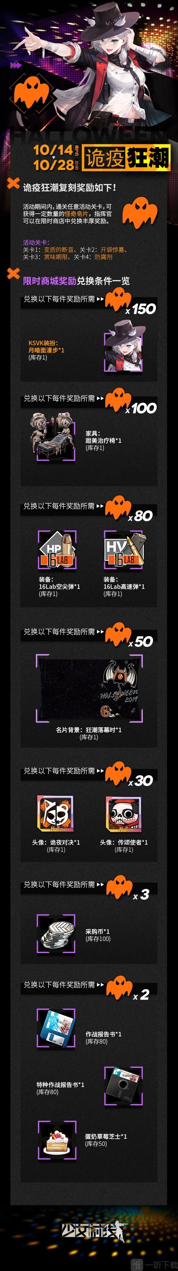 少女前线万圣节活动