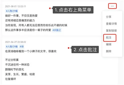 flomo笔记高亮