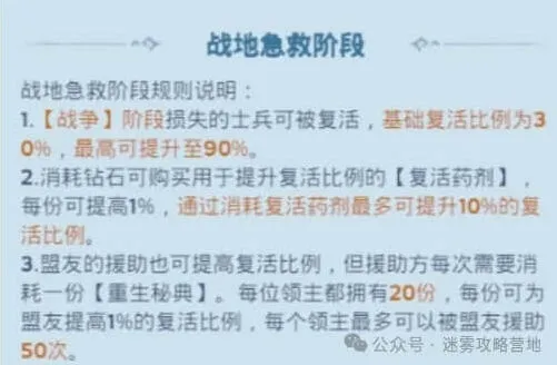 无尽冬日战地急救阶段作用要点详解