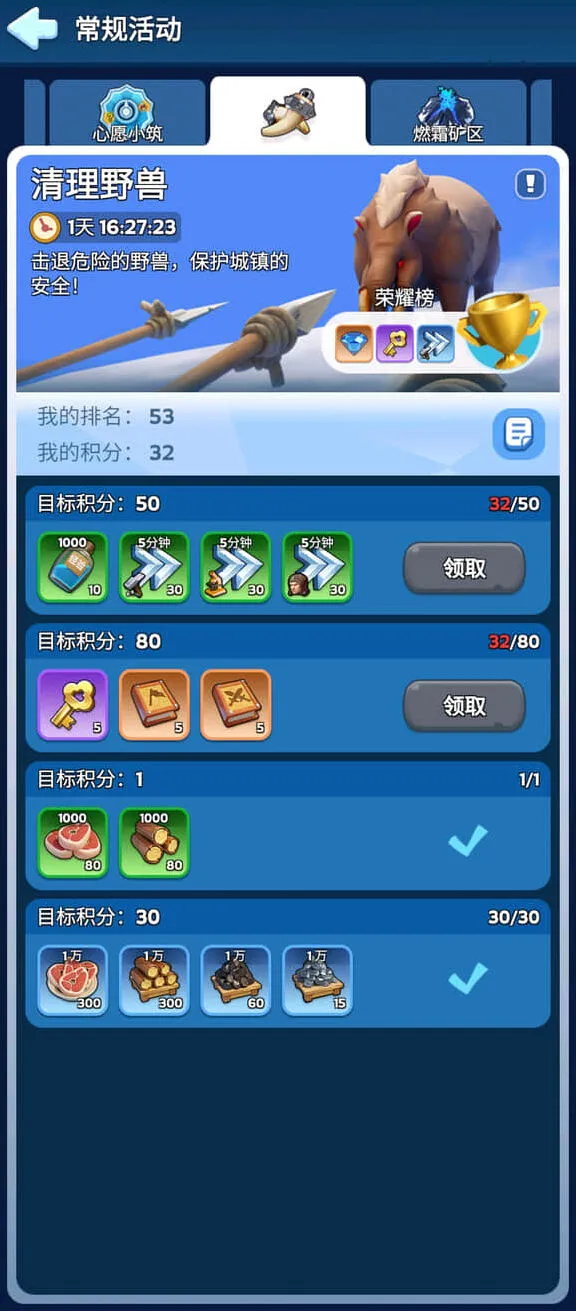 无尽冬日清理野兽：第一名奖励是什么