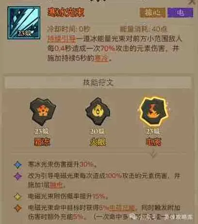 英雄没有闪法师寒冰光束电离玩法详解