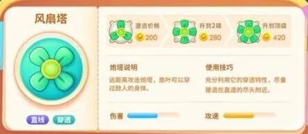 保卫萝卜4绿野奇缘炮塔风扇塔技巧