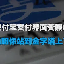 支付宝页面变成黑色步骤指南
