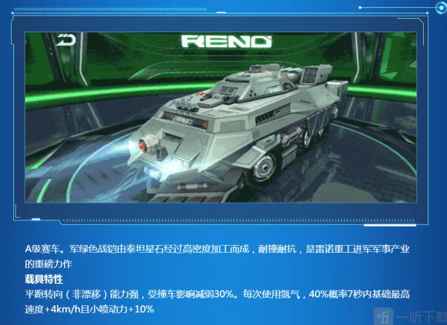 QQ飞车A车重甲神兵详细评测