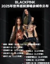 大麦Blackpink2025巡演抢票操作指南