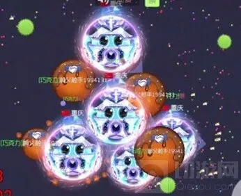 球球大作战极光之幻守护天使搭配游戏截图
