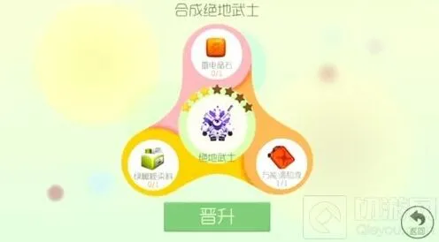 《球球大作战》绝地武士4星升级材料清单