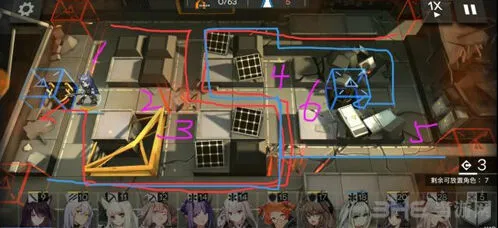 明日方舟4-3箱子摆放攻略