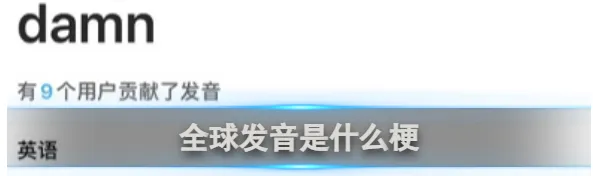 网易有道词典全球发音梗怎么来的