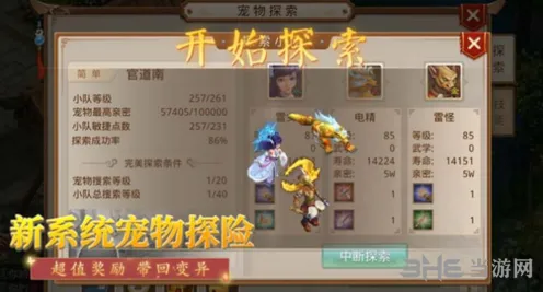 问道宠物探险小分队系统攻略