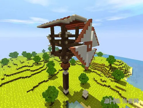 迷你世界复古风车搭建全攻略