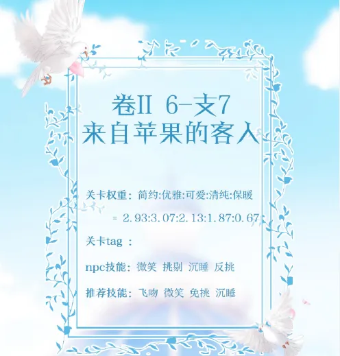 《奇迹暖暖》第二卷第六章支线7完美攻略