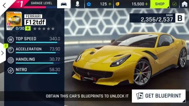 《狂野飙车9》F12tdf B级法拉利完整攻略指南