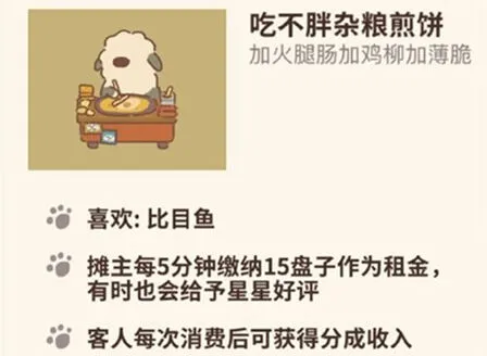 《动物餐厅》杂粮煎饼解锁与收益效果详解