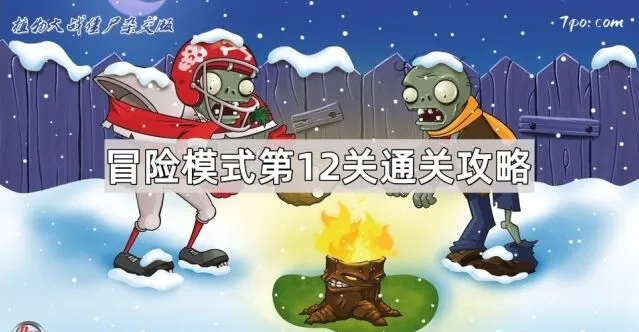 《植物大战僵尸杂交版》冒险模式第12关攻略分享