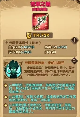 剑与远征皮帕专属装备值得升吗属性技能讲解