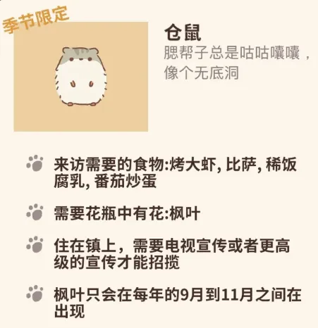 动物餐厅仓鼠获取方法全解