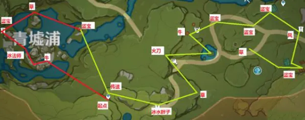 《原神》锄地路线详细玩法