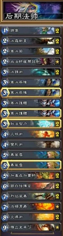 炉石传说后期一波流卡组细节攻略