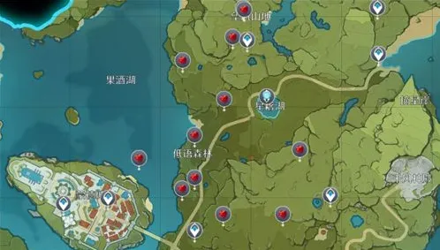 原神苹果刷新点分布指南
