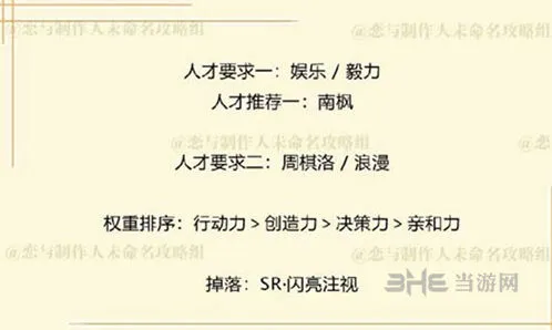 恋与制作人周棋洛拍摄副本6-6攻略大全