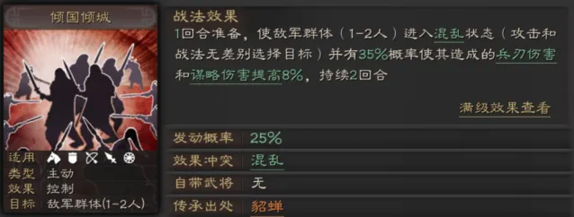 三国志战略版倾国倾城适配武将推荐