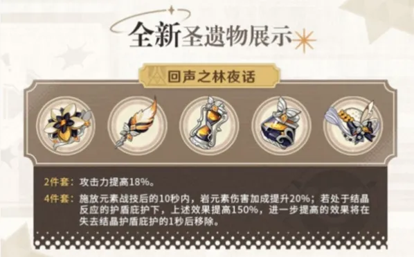原神回声之林夜话圣遗物获取攻略