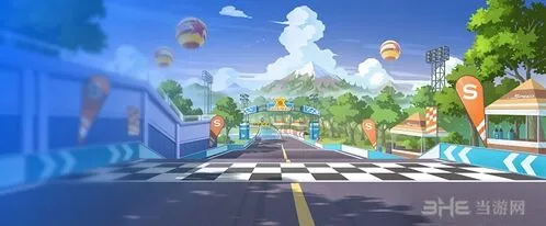 QQ飞车手游1号公路空喷落地喷教程