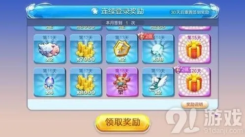 天天酷跑1月签到奖励攻略技巧