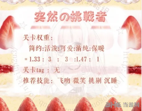 奇迹暖暖甜点