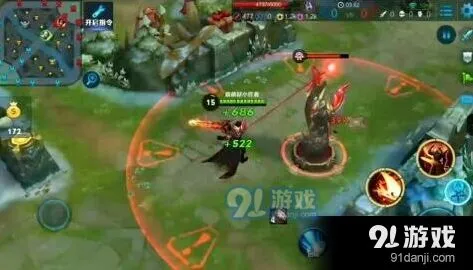 王者荣耀红buff推塔技巧