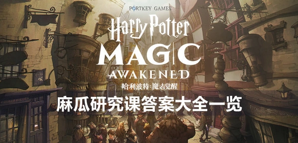 哈利波特魔法觉醒麻瓜研究课完整答案