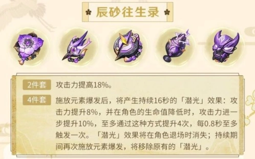 原神2.6版本两套新圣遗物详解