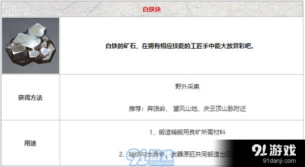 原神白铁块分布图解