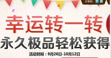 QQ飞车10月幸运转一转活动攻略技巧