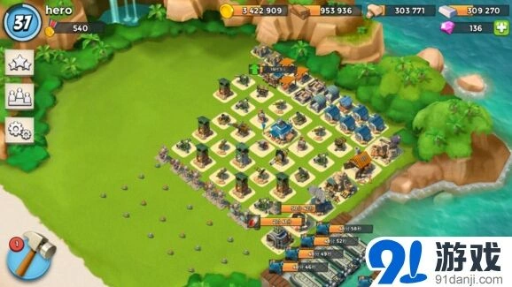 海岛奇兵16本防御阵型布局方案