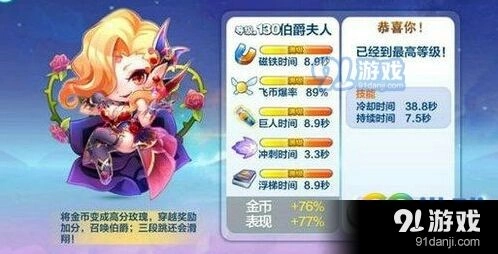 天天酷跑伯爵夫人炫装玫瑰夫人实用阵容推荐