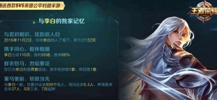 王者荣耀独家记忆数据查看教程