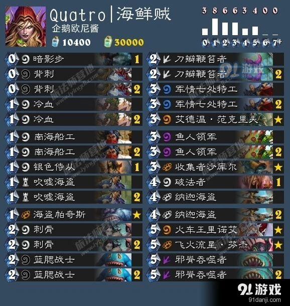 炉石传说6月卡组日报海鲜贼控制牧宇宙牧