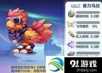 天天酷跑鸟叔目镜配饰获得方法