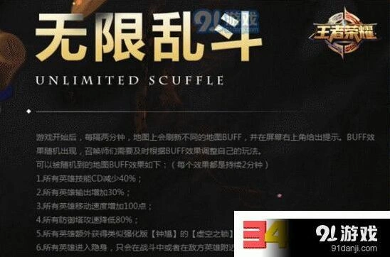 王者荣耀无限乱斗新模式攻略指南