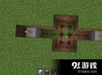 《我的世界》二阶红石自动门制作全攻略