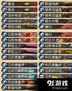 《炉石传说》古神野兽德卡组详细指南