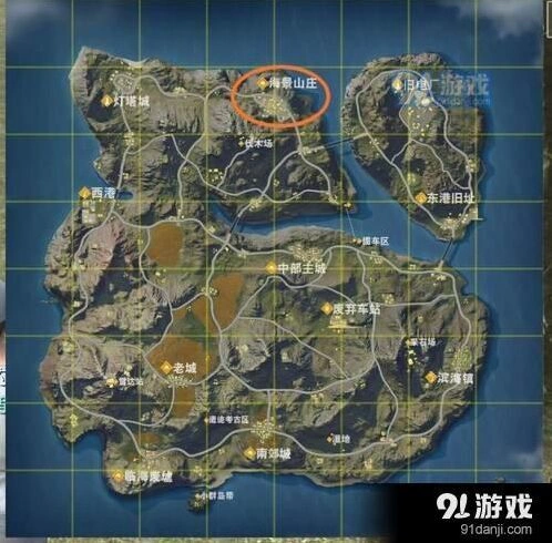 荒野行动海景山庄区域玩法指南