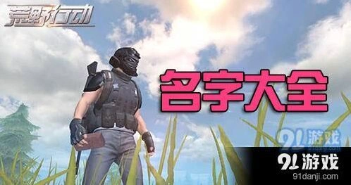 荒野行动双人游戏取名合集推荐，荒野行动女生网名指南