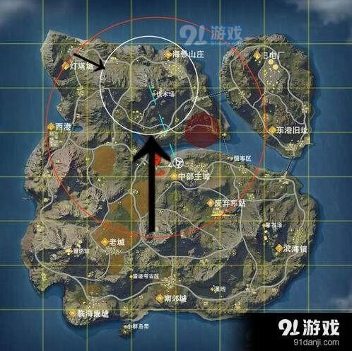 荒野行动地图敌人方位判断指南