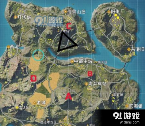 荒野行动单人降落点技巧详解