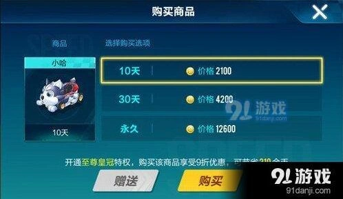 QQ飞车C级车小哈购买攻略 价格及优惠信息